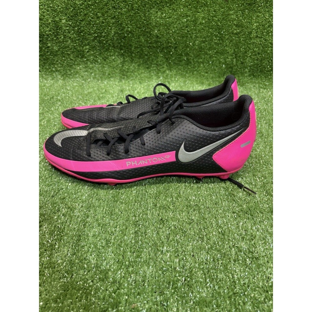 Nike Phantom GT Academy FG Mens Soccer Cleats Black/Pink CK8459-006 Size 11